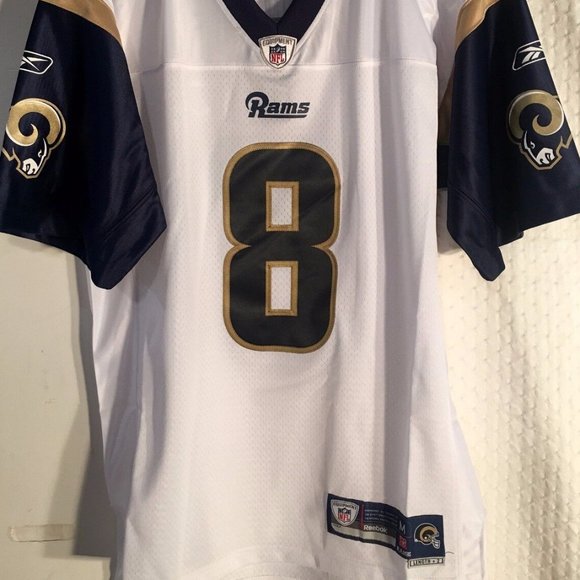 Reebok LOS ANGELES RAMS SAM BRADFORD Premier Men's JERSEY Sz M,L,2XL New w tags - Picture 3 of 4